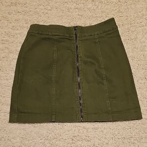 Forever 21 Green Mini Skirt